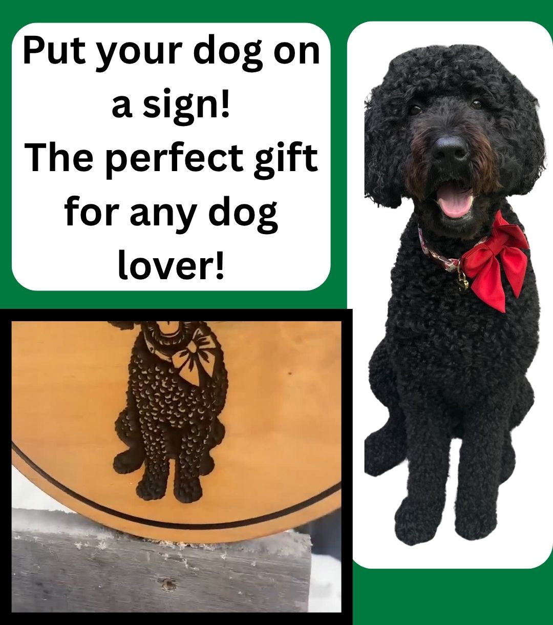Dog Portrait Sign