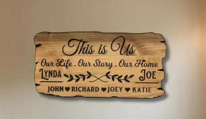 This is Us Family Sign