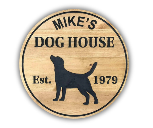 Custom Dog House Sign