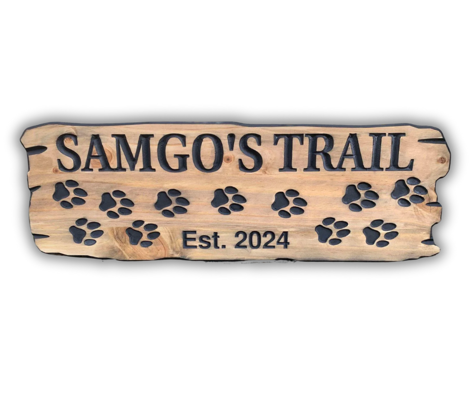 Custom Dog Trail Sign