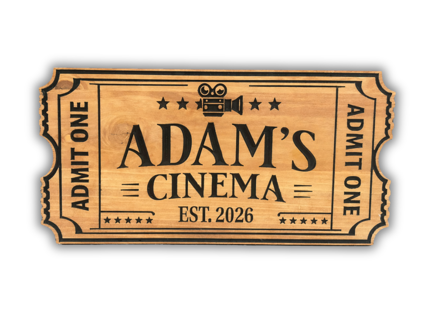 Cinema Ticket Sign