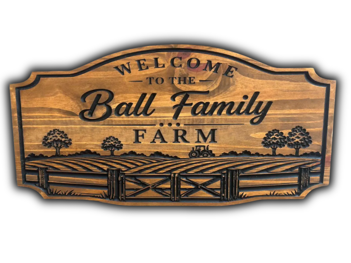 Custom Farm Sign