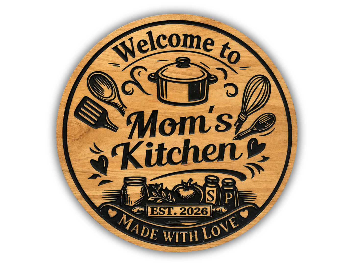 Mom's Kitchen Sign