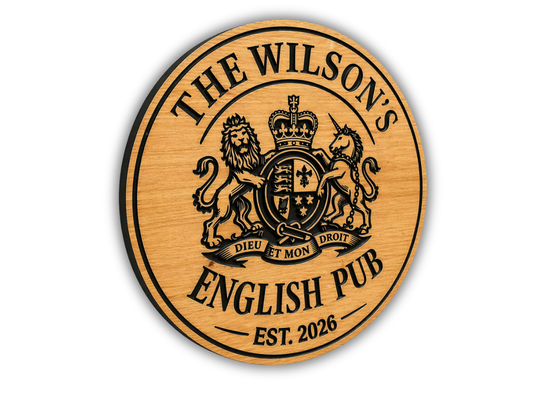 English Pub Sign