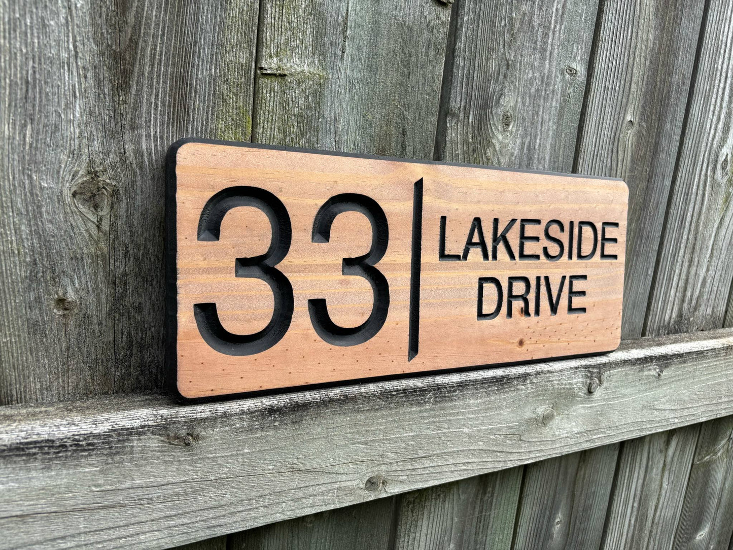 Cottage Address Sign | House Number