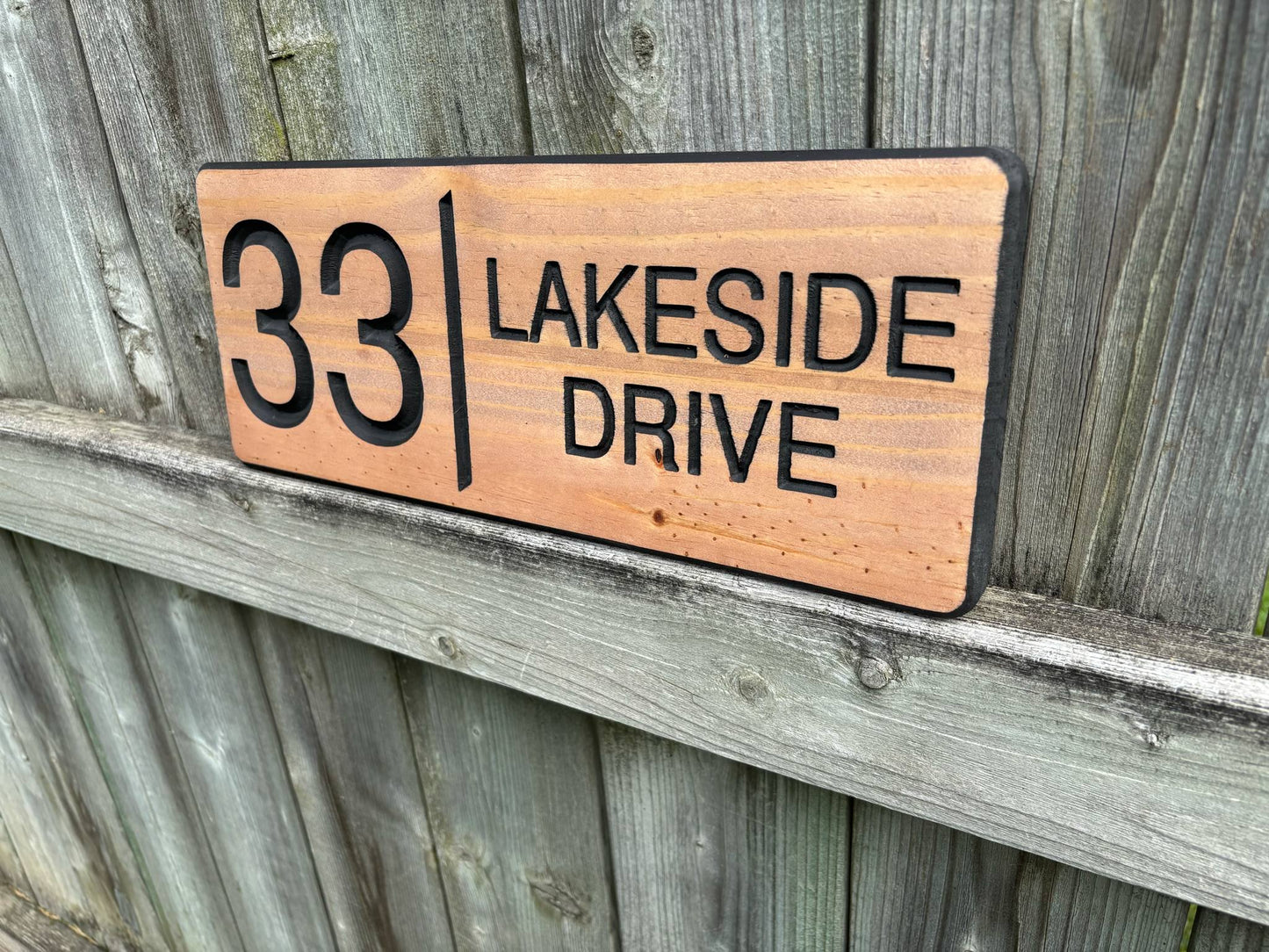Cottage Address Sign | House Number