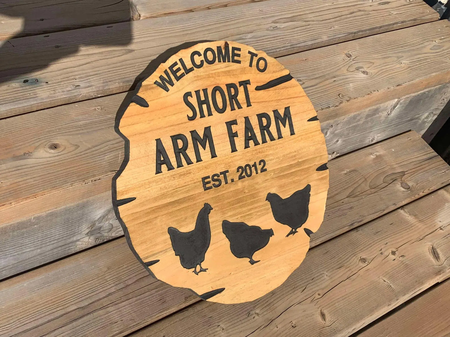 Custom Farm Sign | Chicken Sign