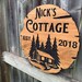 Rustic Cottage Sign | Personalized Wooden Decor