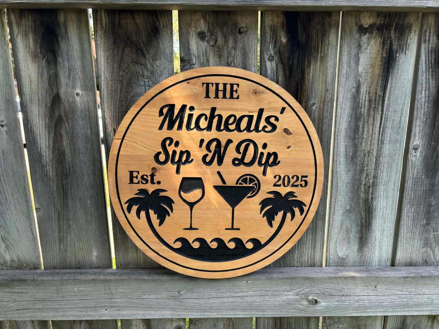 Sip 'N Dip Sign