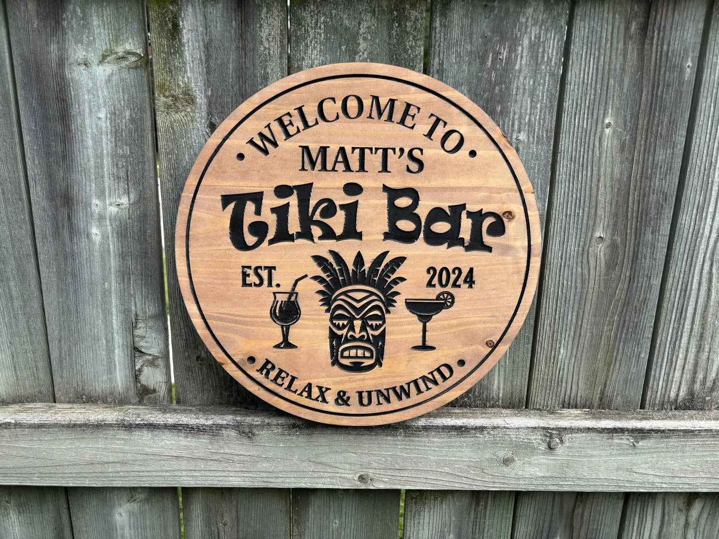 Tiki Bar Sign