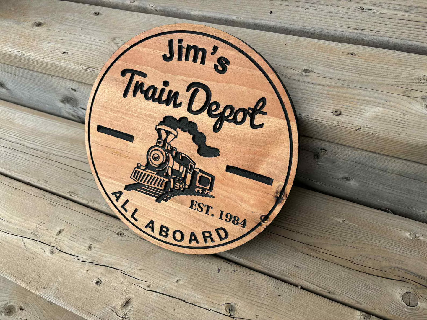 Train Room Sign