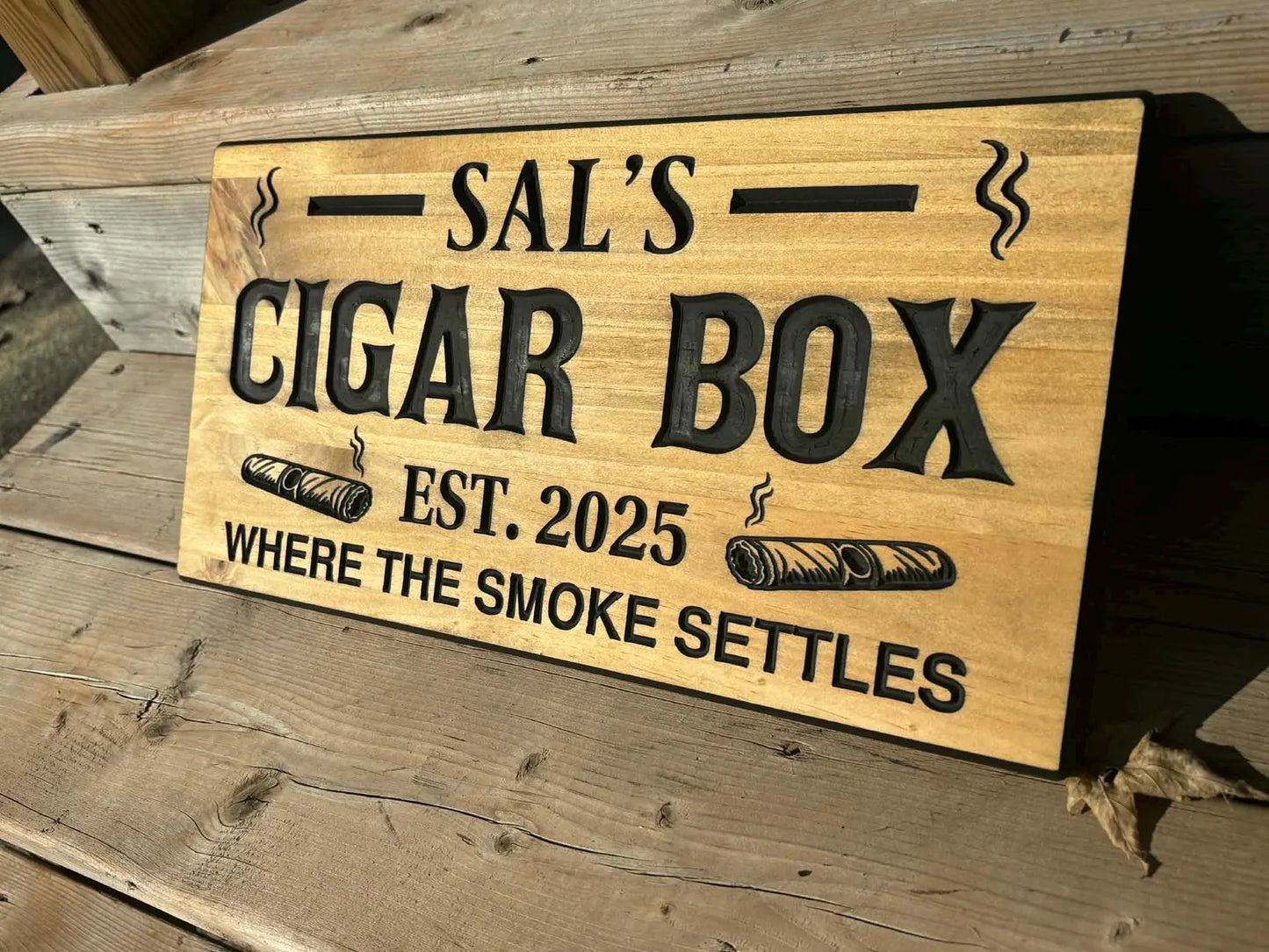Cigar Room Sign