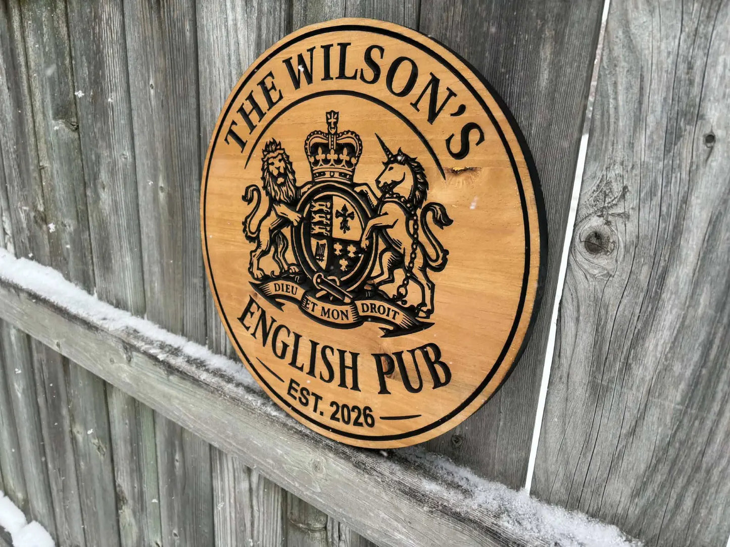 English Pub Sign