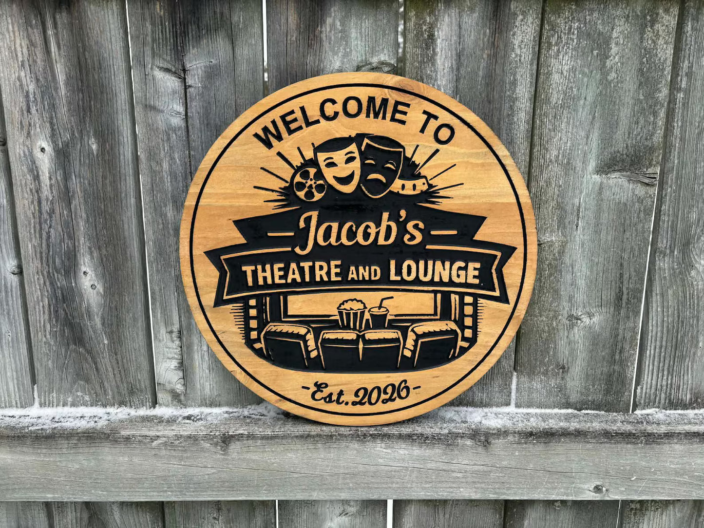 Theatre & Lounge Sign