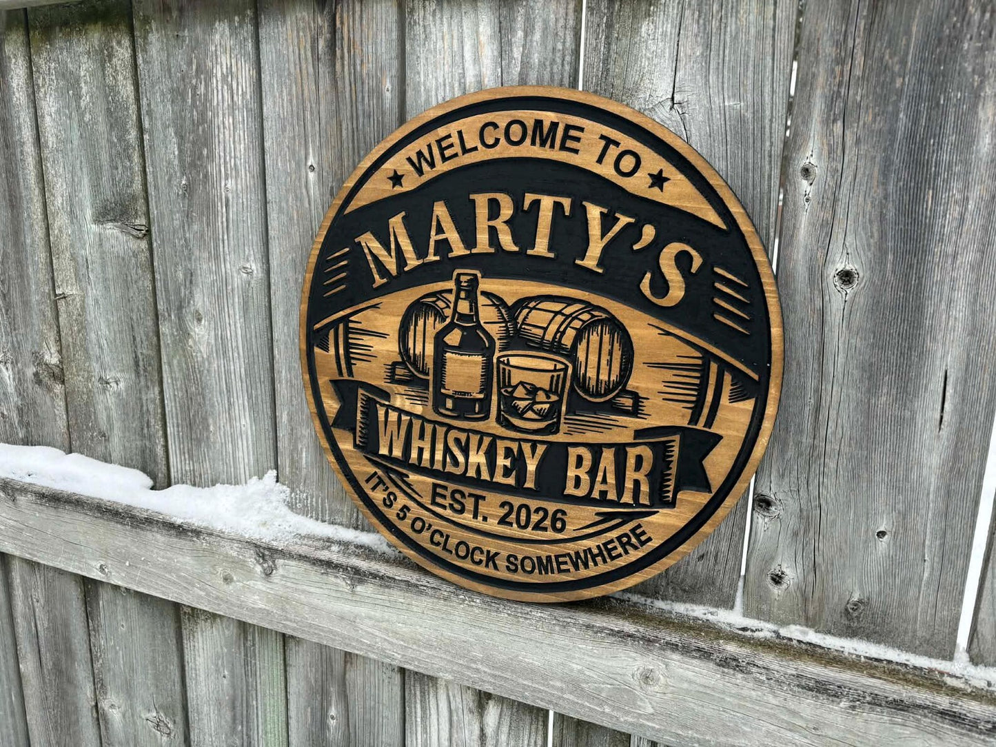 Whiskey Bar Sign