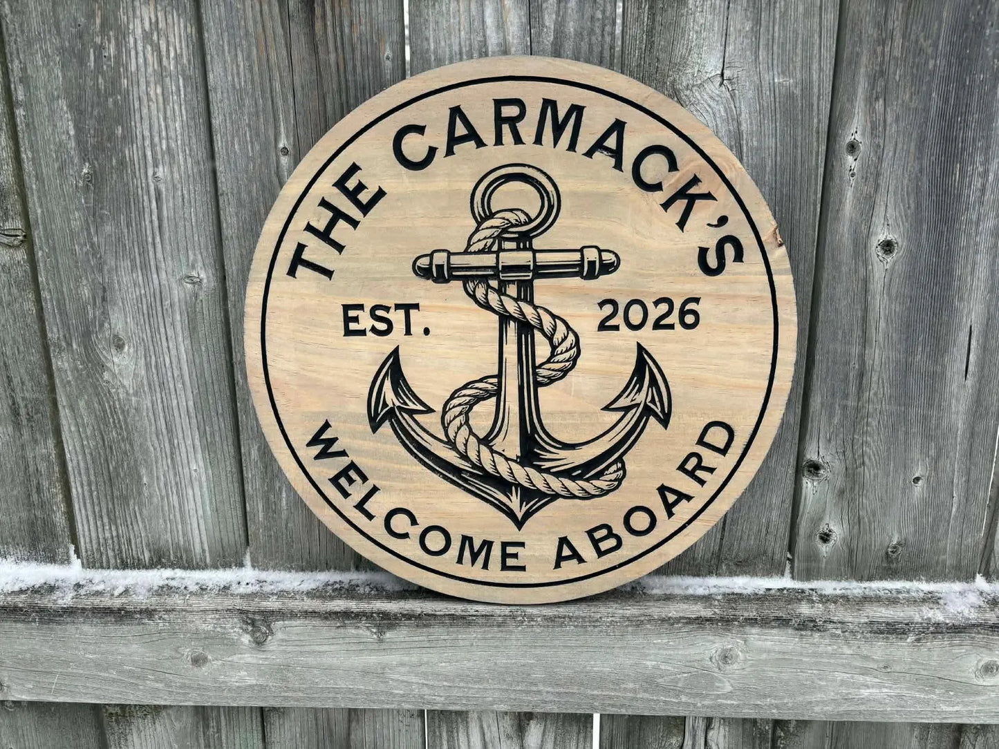 Cottage Anchor Sign