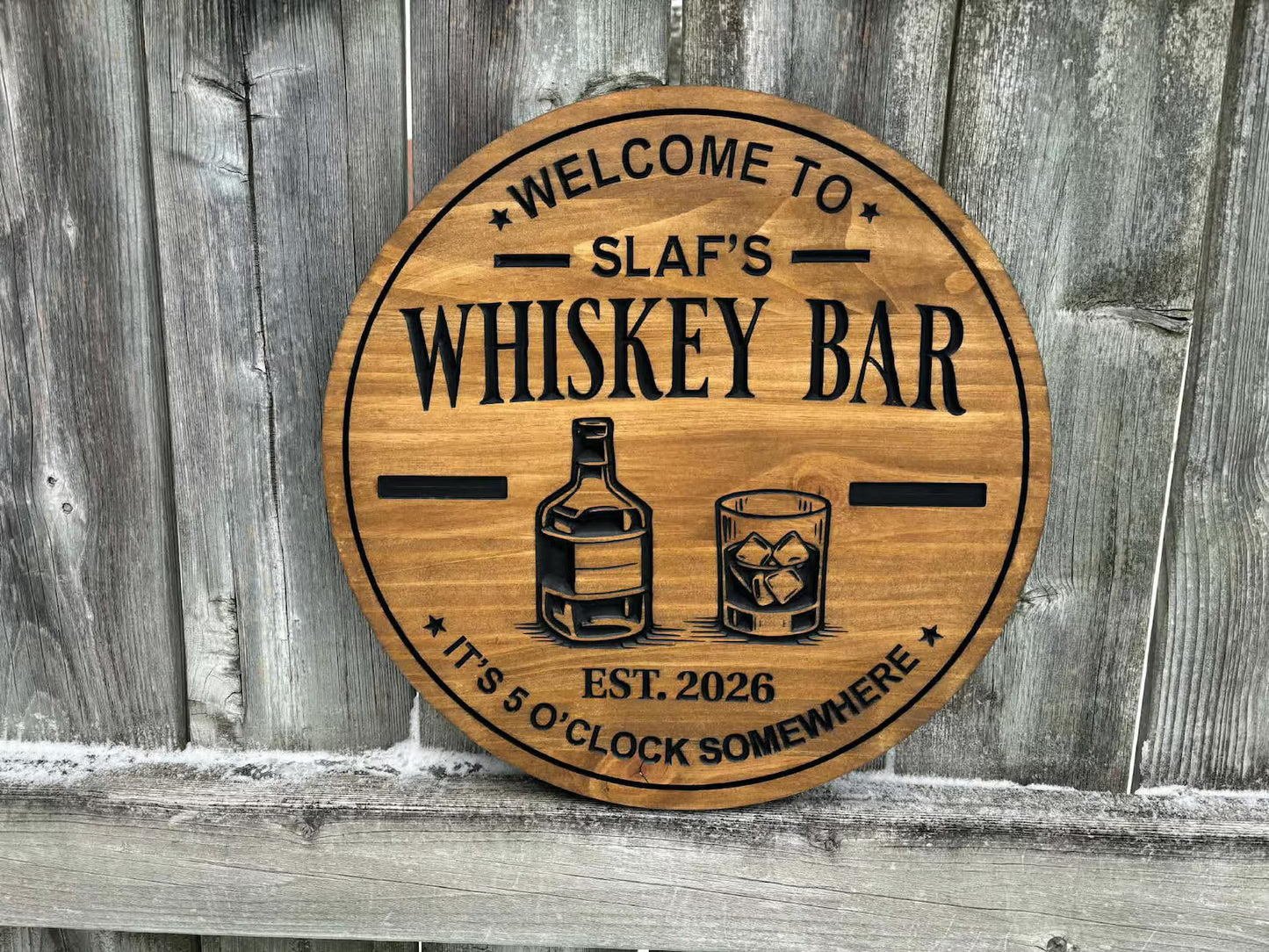 Whiskey Bar Sign