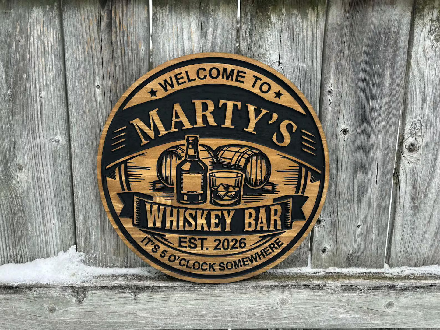 Whiskey Bar Sign