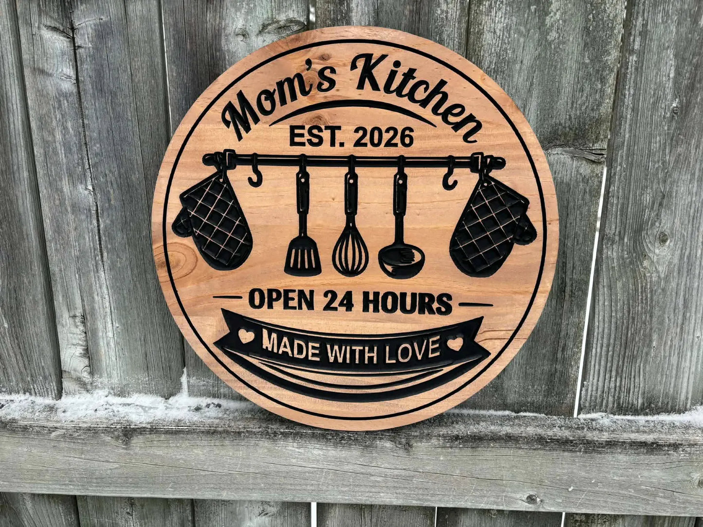 Mom's Kitchen Sign