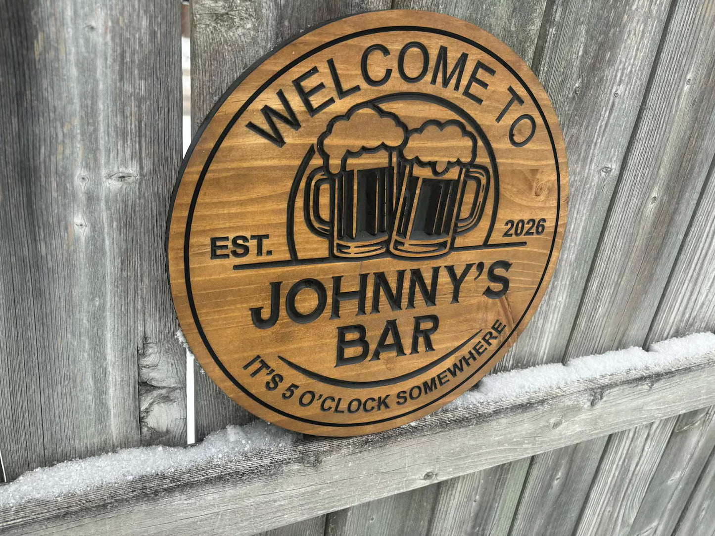 Custom Bar Sign
