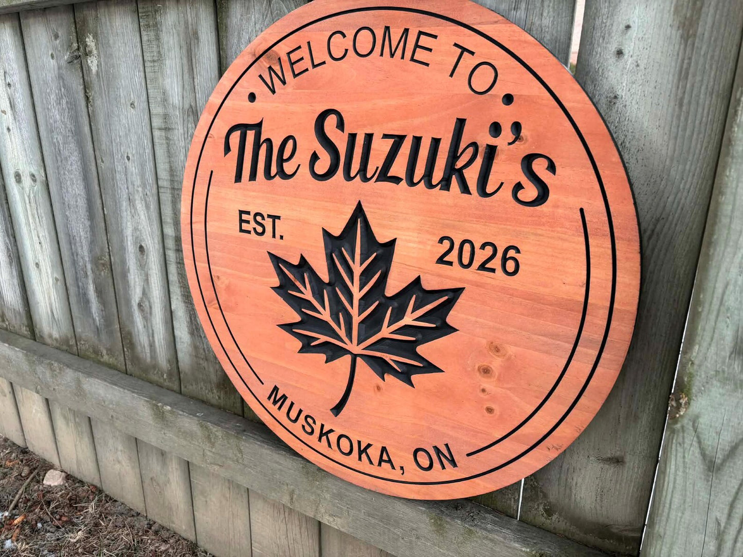 Maple Leaf Sign