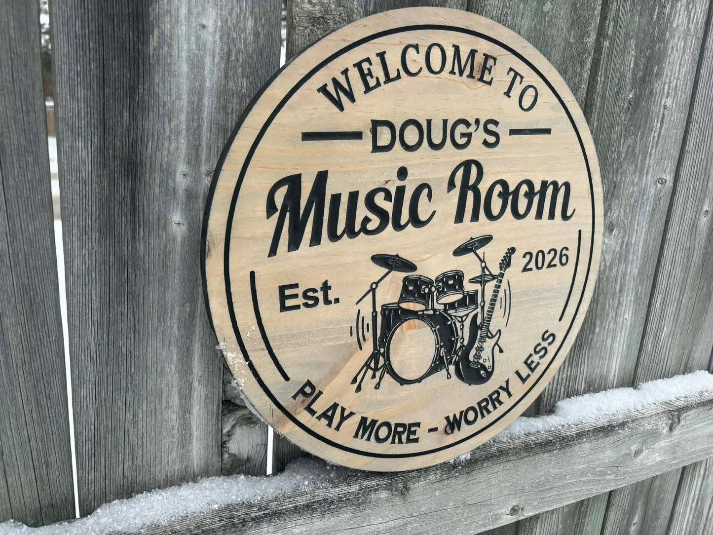 Drums and Guitar Music Room