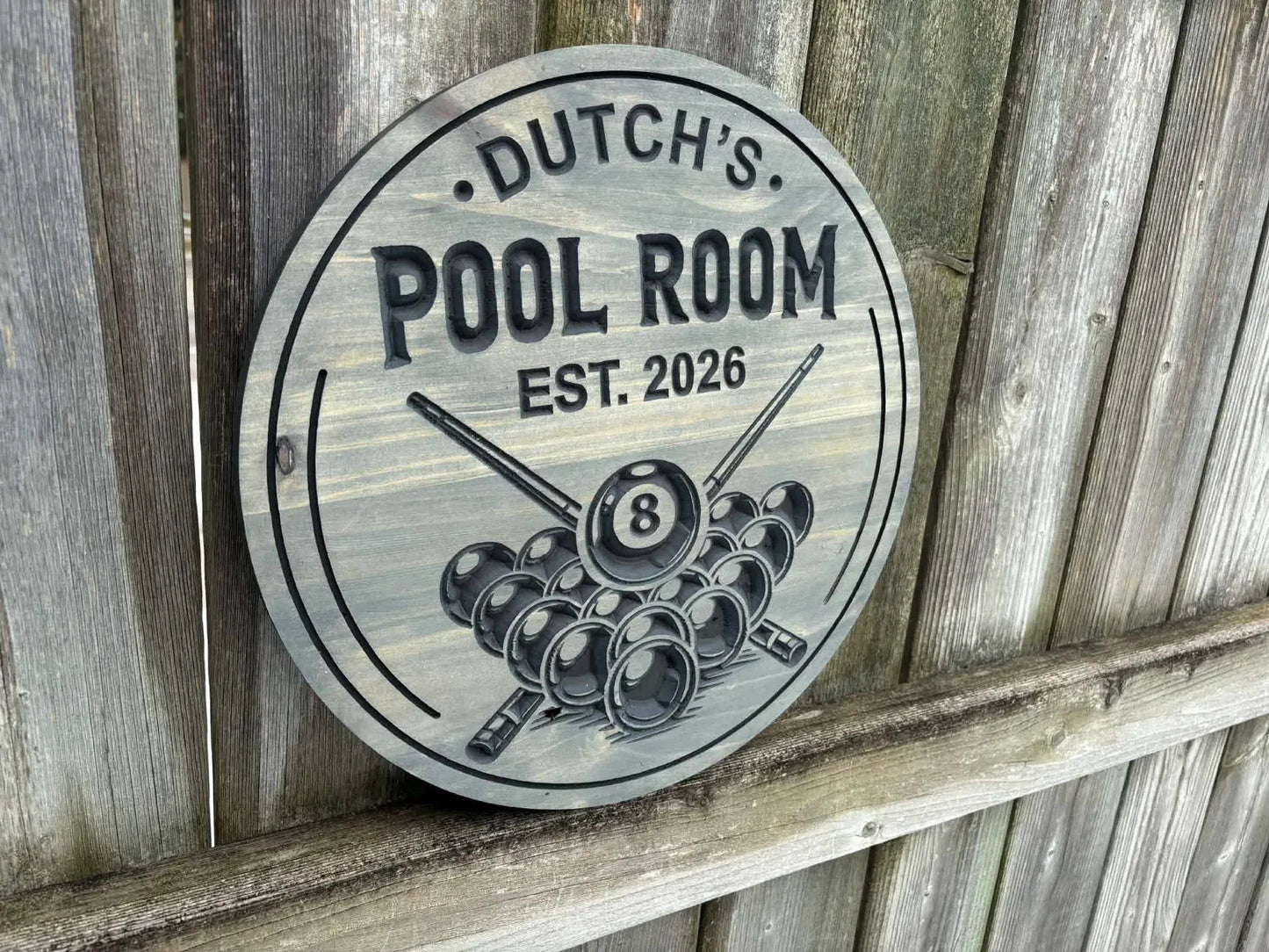 Billiards Sign