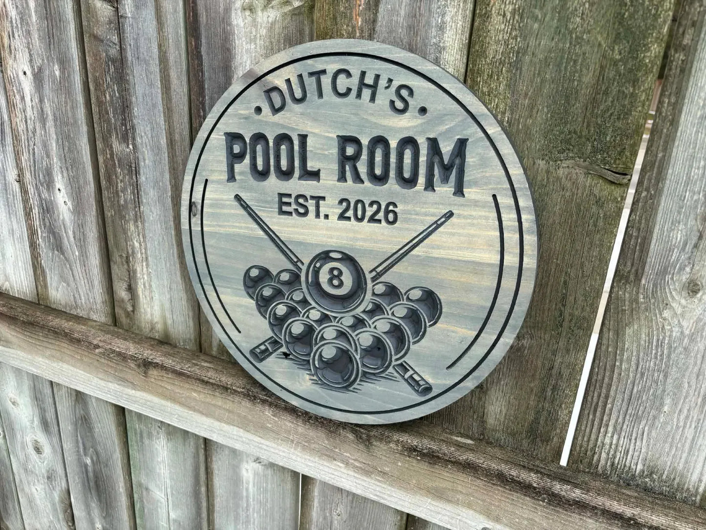 Billiards Sign