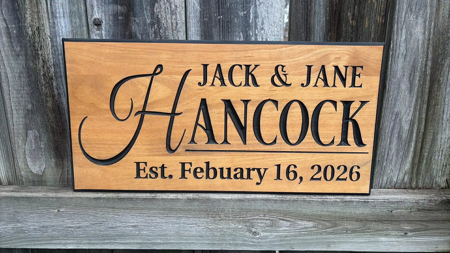 Family Name Sign