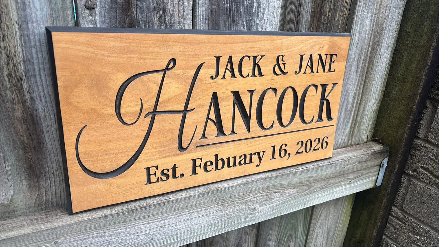 Family Name Sign