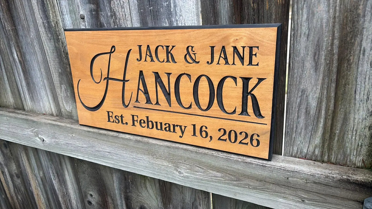 Family Name Sign