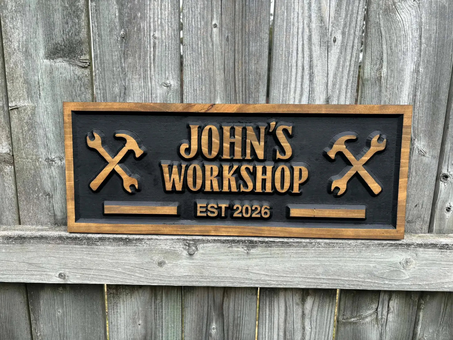 Custom 3D Workshop Sign