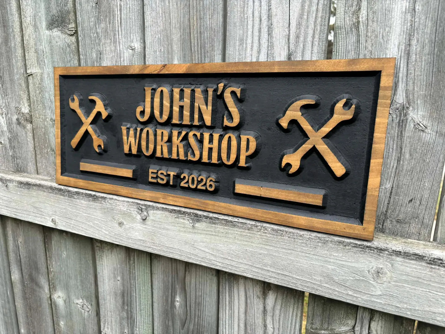 Custom 3D Workshop Sign