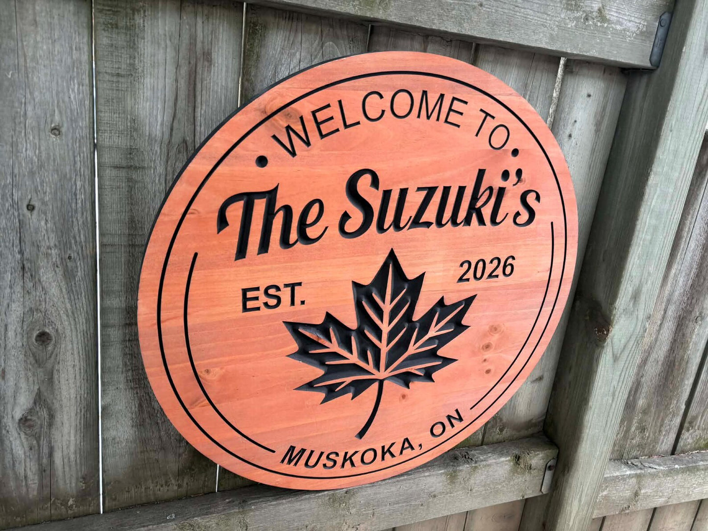 Maple Leaf Sign