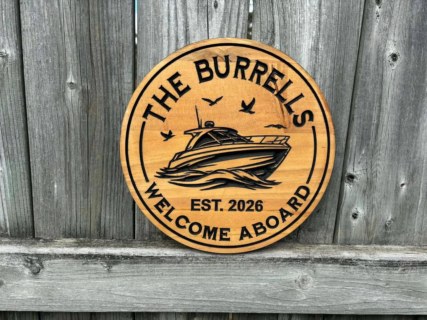 Custom Boat Sign