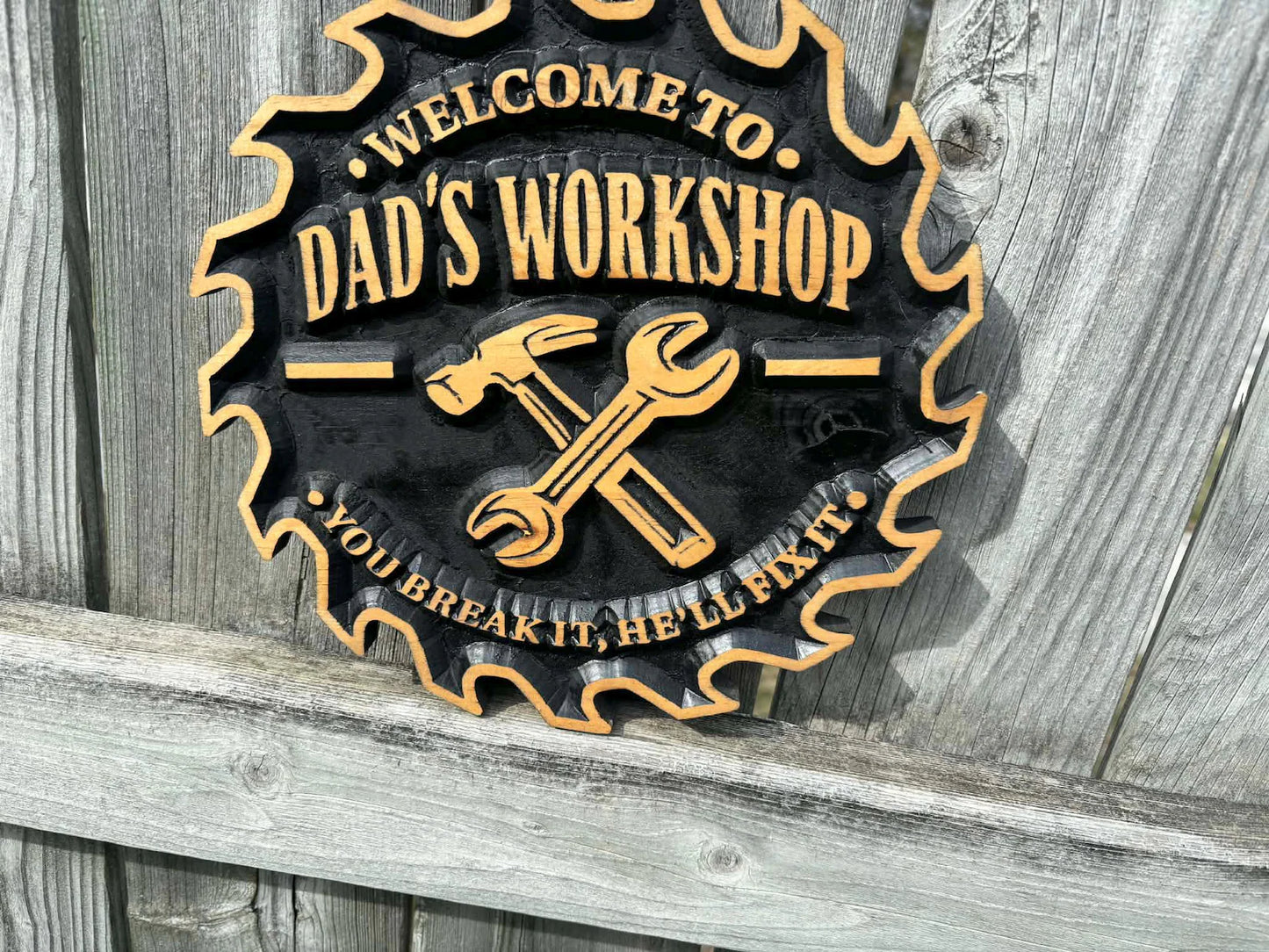 3D Workshop Sign
