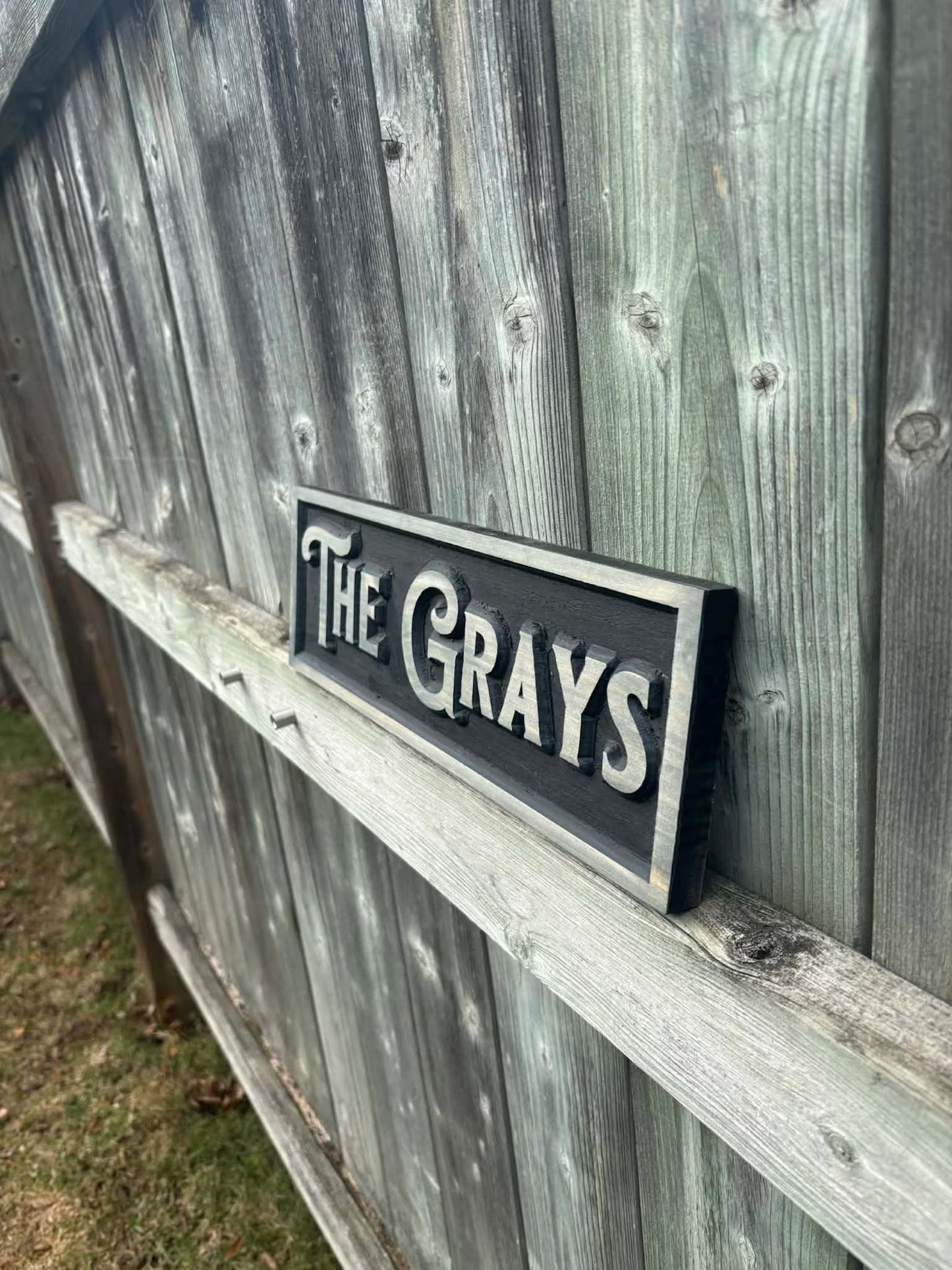 3D Family Name Sign