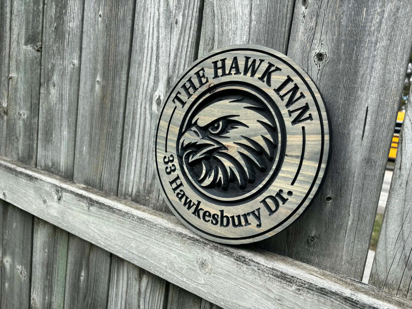 Hawk Address Sign
