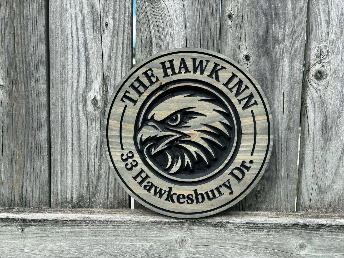 Hawk Address Sign