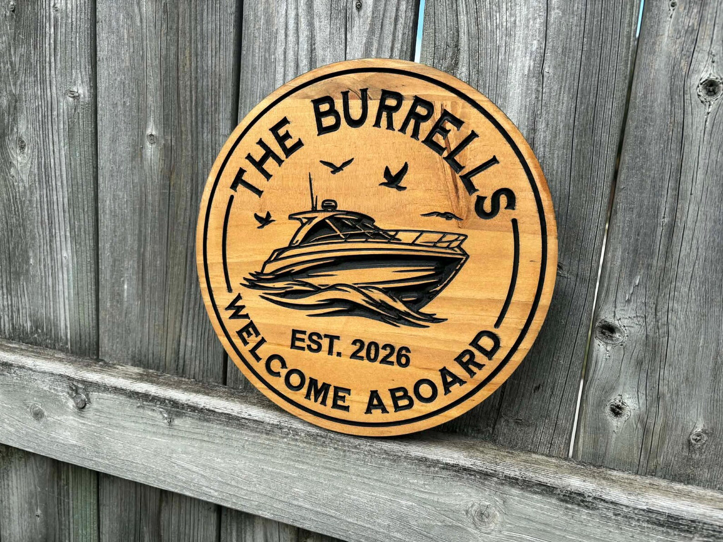 Custom Boat Sign