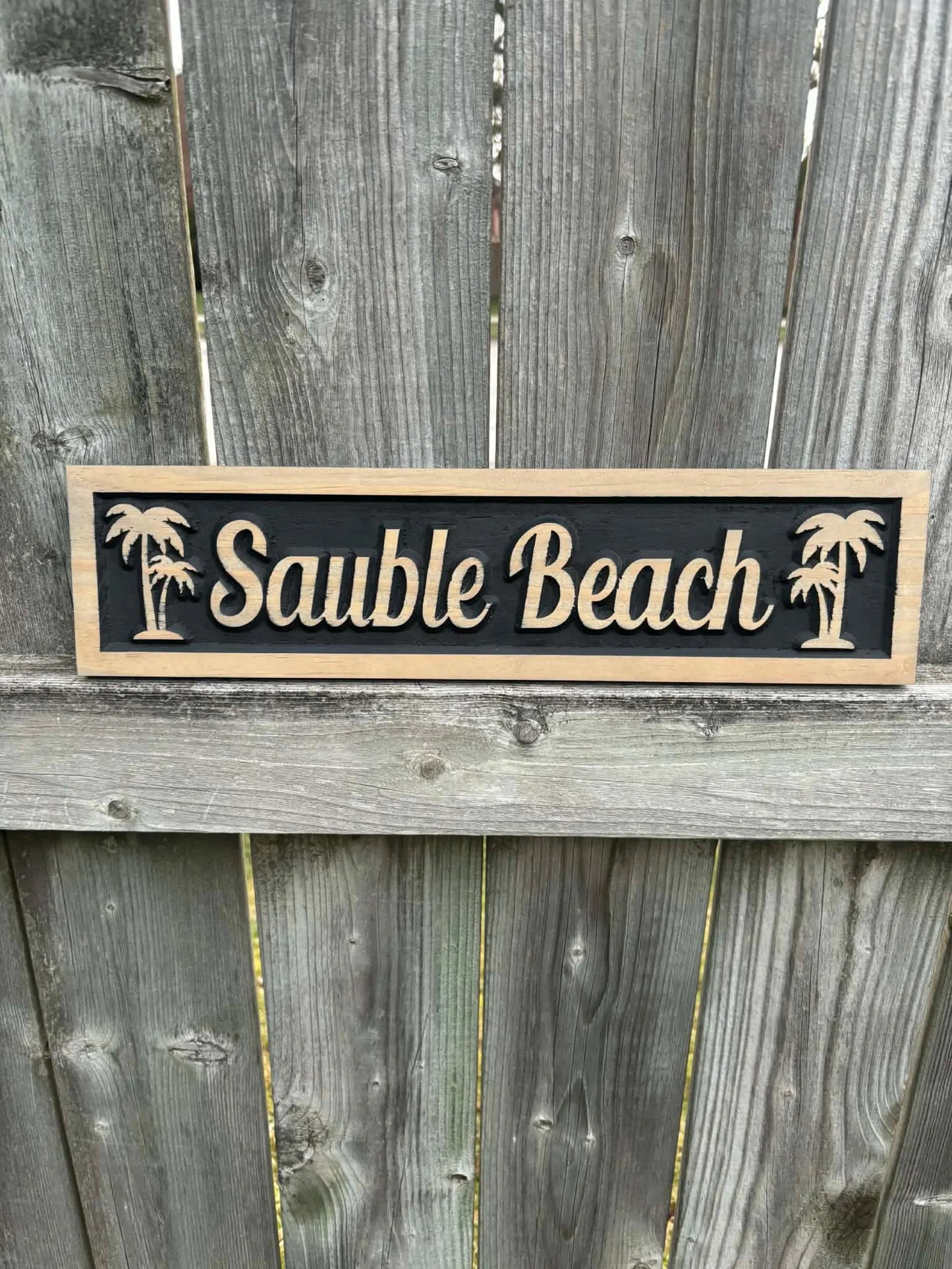 3D Palm Tree Sign