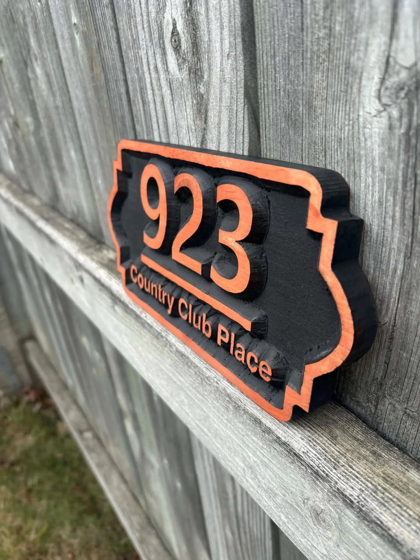3D Address Sign