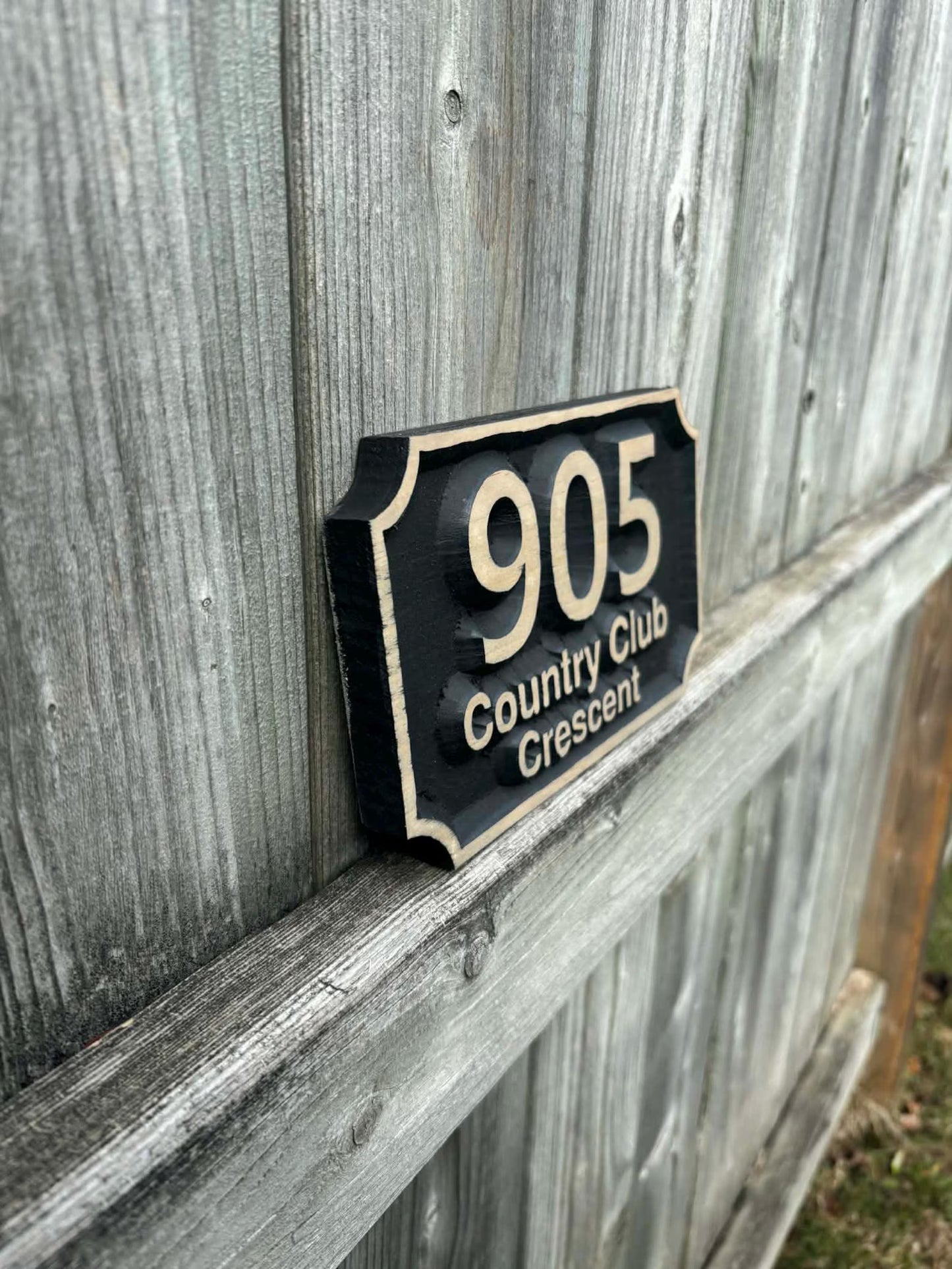 3D Address Sign 2