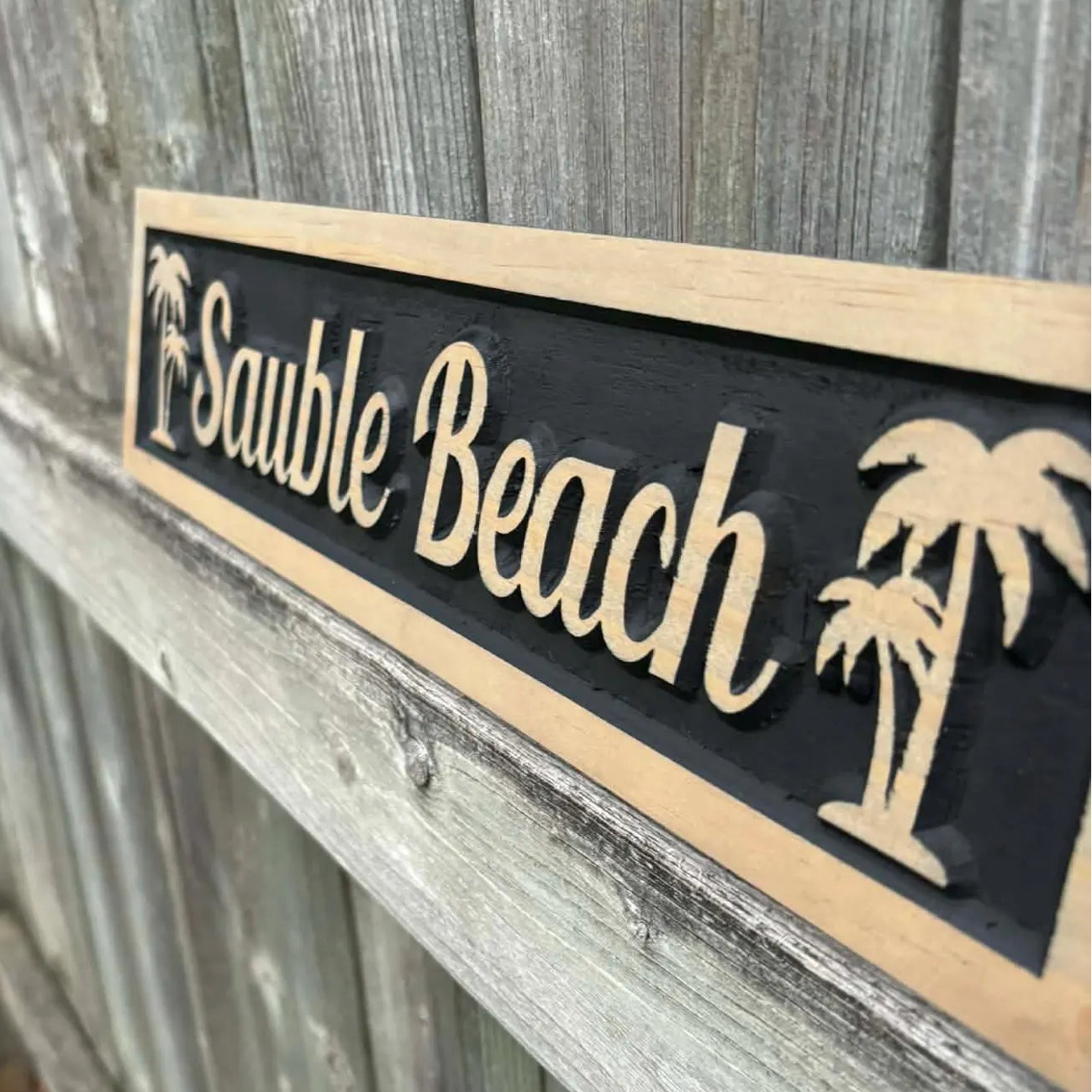 3D Palm Tree Sign