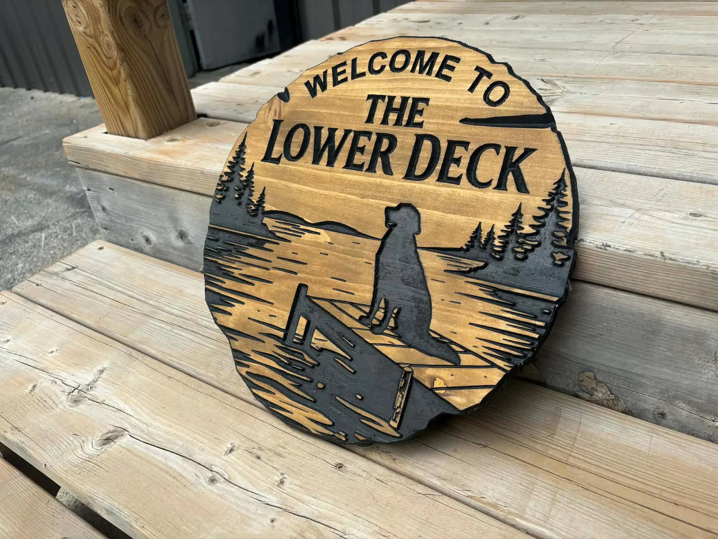 Cottage Dog Sign