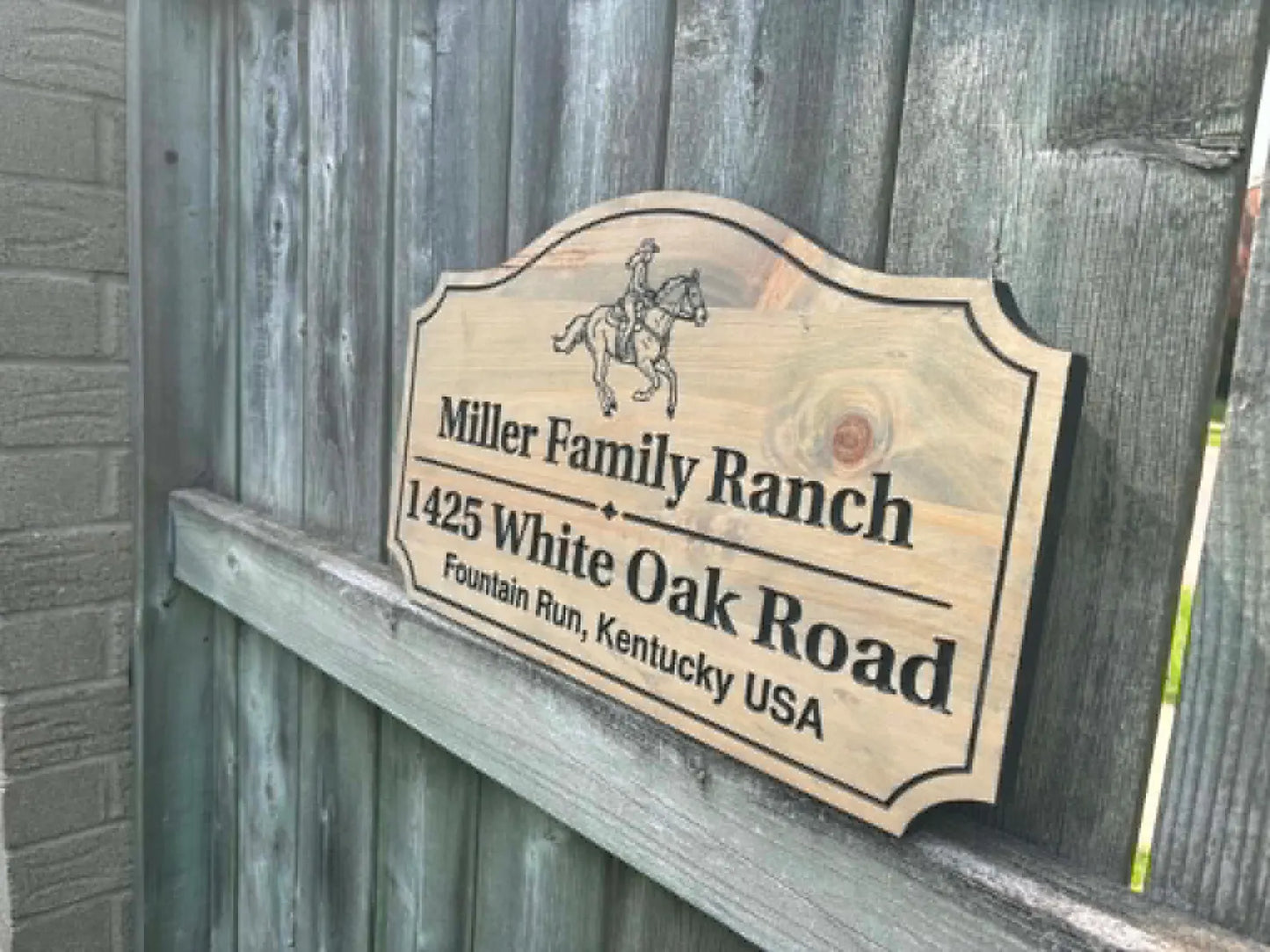 Ranch Horse Sign