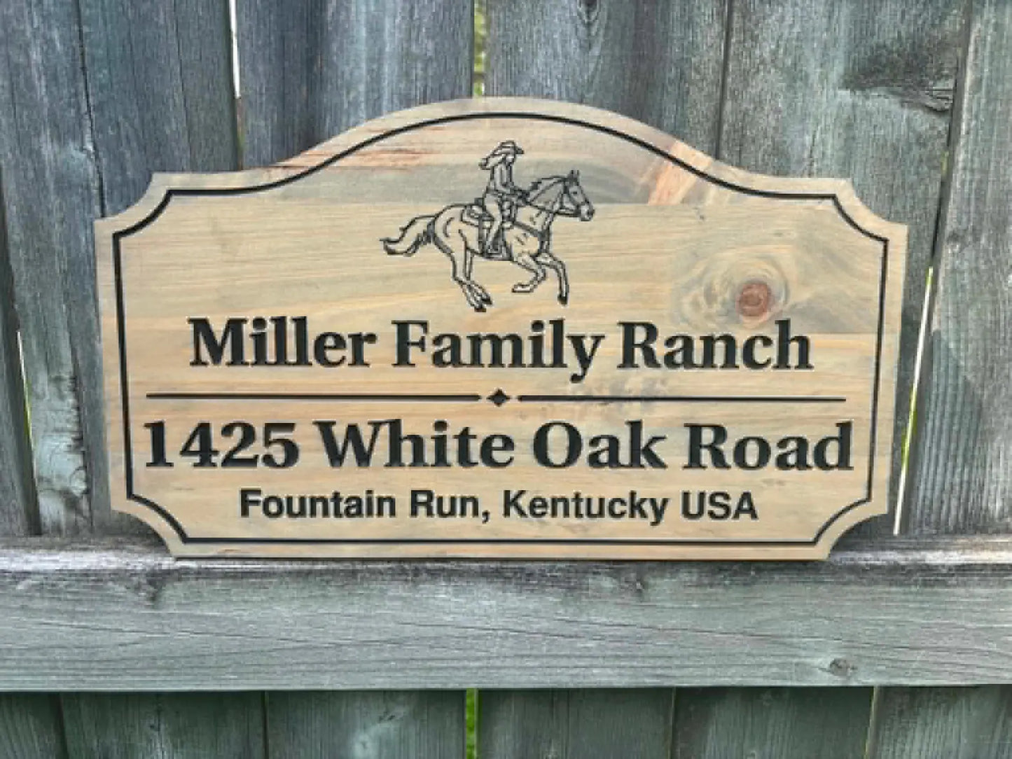 Ranch Horse Sign