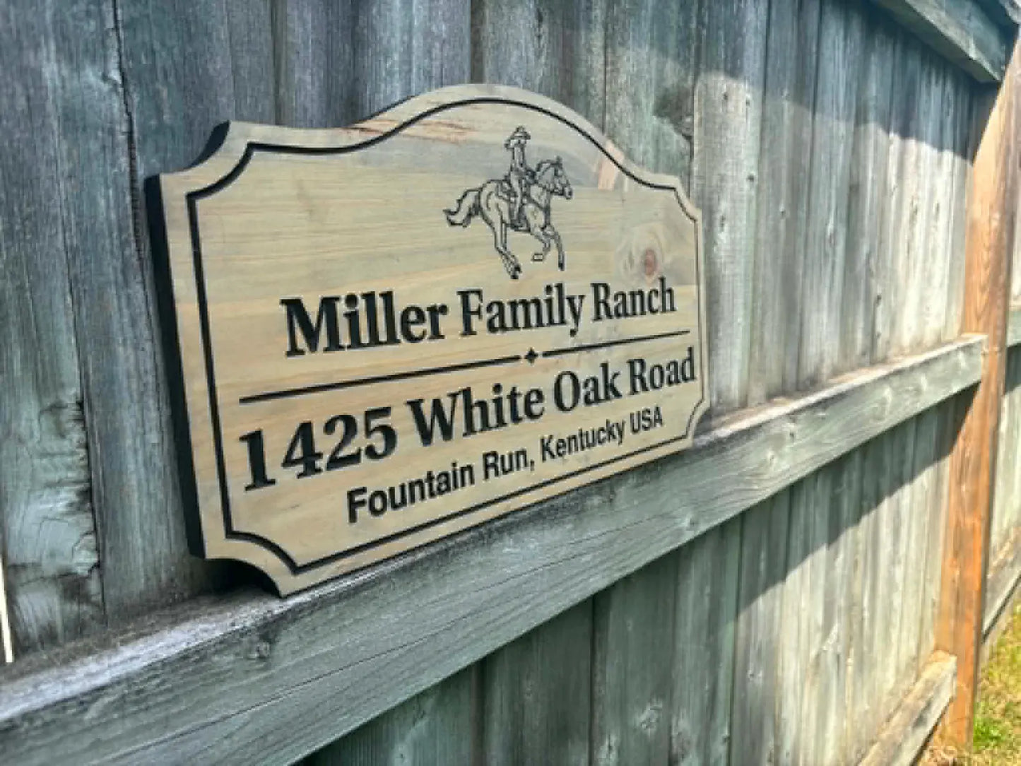 Ranch Horse Sign