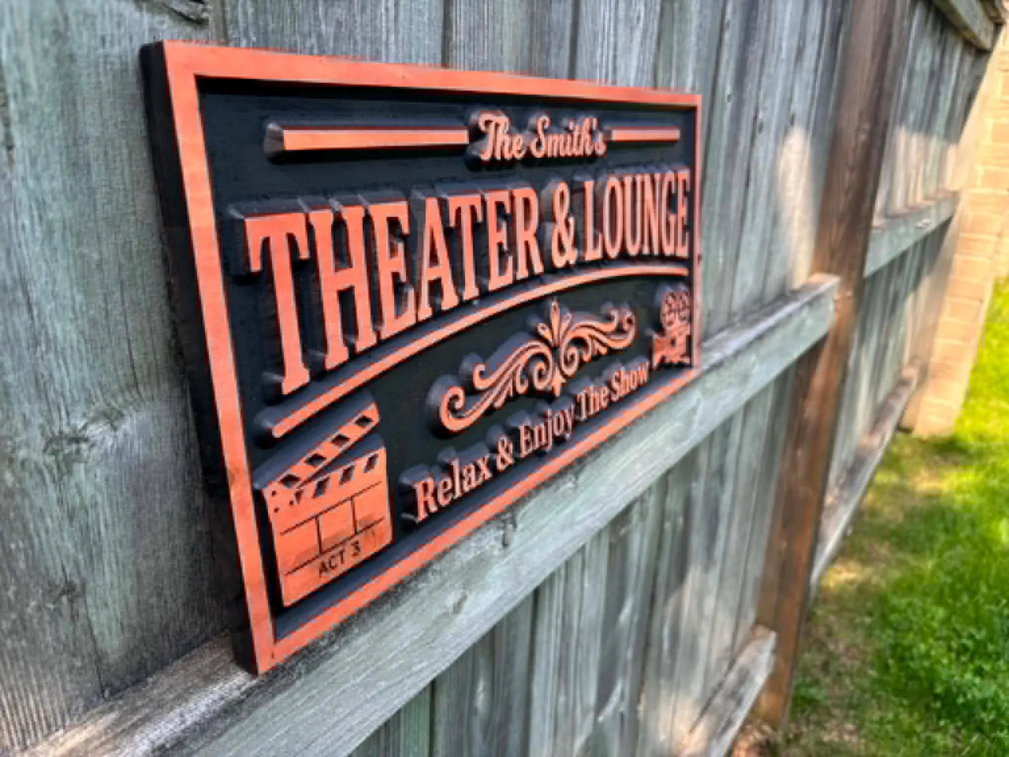 3D Theatre and Lounge Sign
