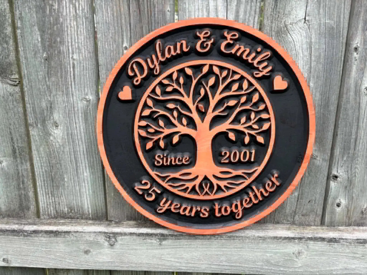 3D Tree of Life Couples Sign